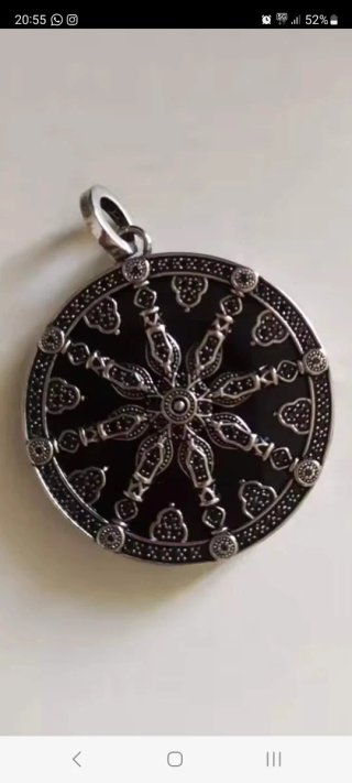 Colgante Rueda de la Fortuna Plata 925