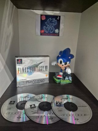 Final Fantasy VII PS1 PAL España Platinum