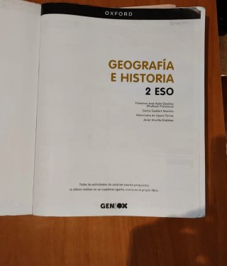 Geografía e historia, 2 ESO, Geniox