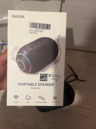 Altavoz Portátil Rienok S4 Negro Multicolor