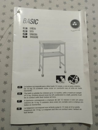 Bañera cambiador móvil Bolin Bolon