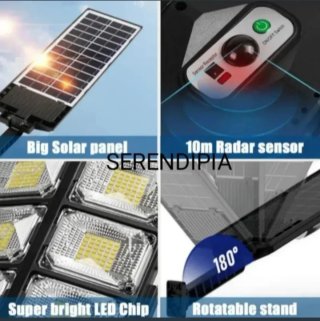 2 FAROLAS SOLARES 504 LED CADA UNA.