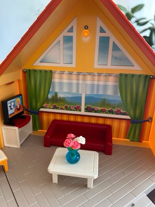 Casa de campo Playmobil con figuras