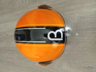 Casco Moto Beon B-110 Talla L Naranja