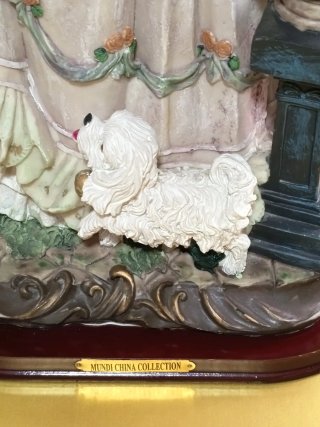 Figura Dama Victoriana, 46 cm.
