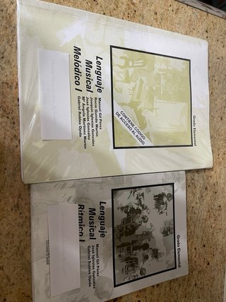 Lote 2 Libri di Linguaggio Musicale Melodico e Ritmico