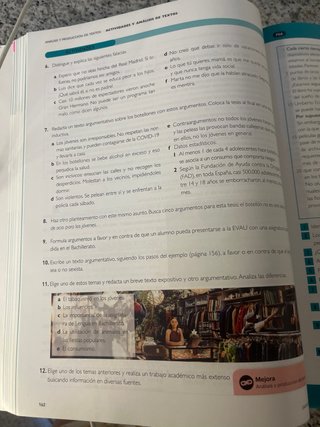 Lengua castellana y literatura 2, Le Bachillerato