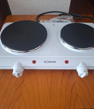 Cocina Eléctrica Doble Placa