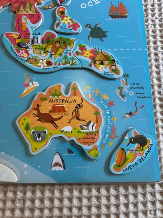 Puzzle Magnético Mundo Janod
