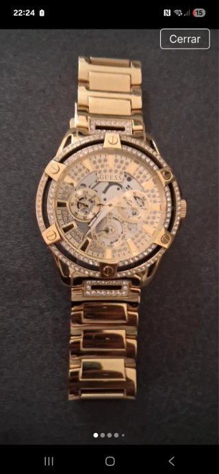 Reloj Guess Multifunción Hombre GW0497G2 Dorado