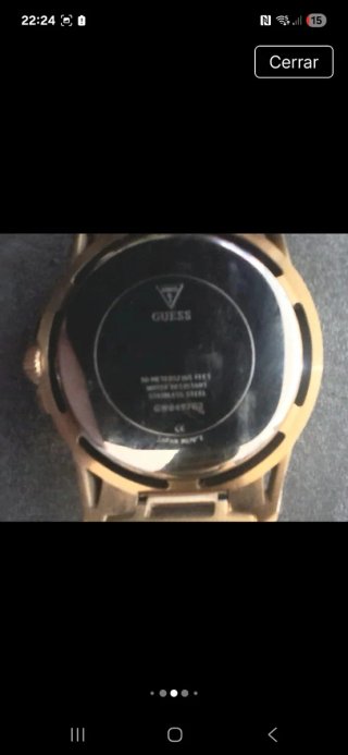 Reloj Guess Multifunción Hombre GW0497G2 Dorado
