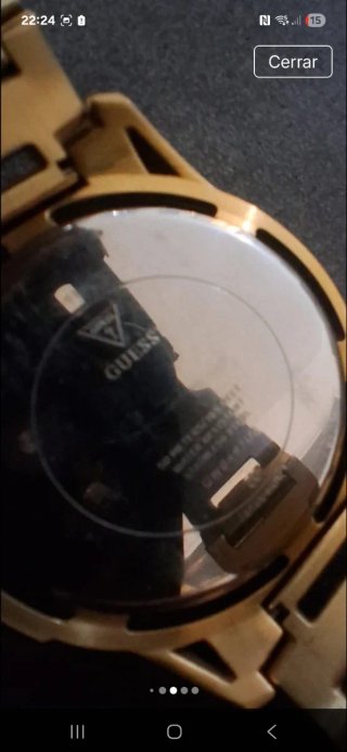 Reloj Guess Multifunción Hombre GW0497G2 Dorado