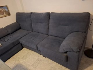 Sofá modular gris oscuro