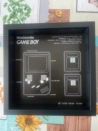Cornice Display Lego Nintendo Game Boy