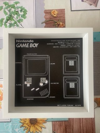 Cornice Display Lego Nintendo Game Boy
