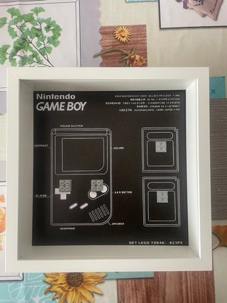 Cornice Display Lego Nintendo Game Boy
