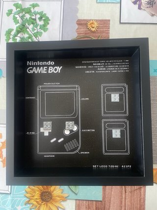 Cornice Display Lego Nintendo Game Boy
