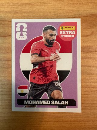 Cromo Panini Mundial Mohamed Salah Extra Sticker