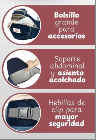Mochila Portabebés 6 en 1. En perfecto estado.