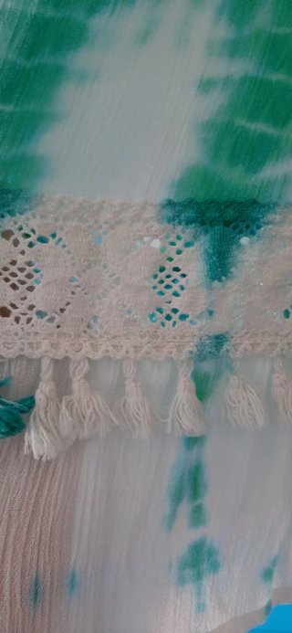 Falda larga tie-dye