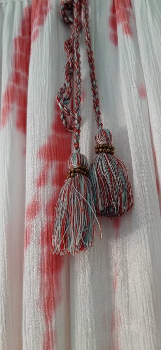 Falda larga tie-dye