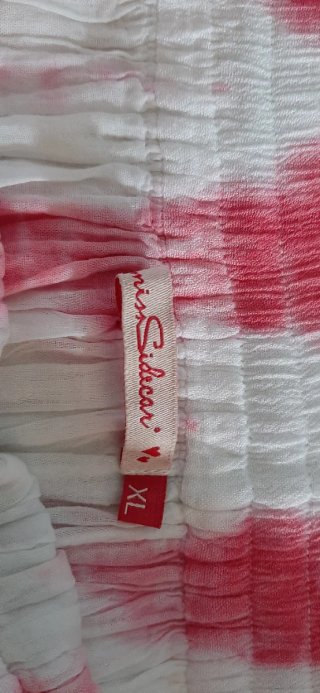 Falda larga tie-dye