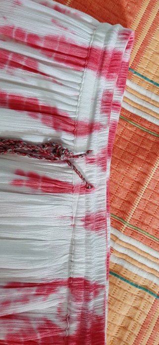 Falda larga tie-dye