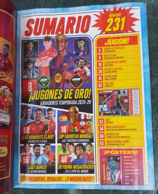 Revista Jugón 231 Mundial FIFA 2026