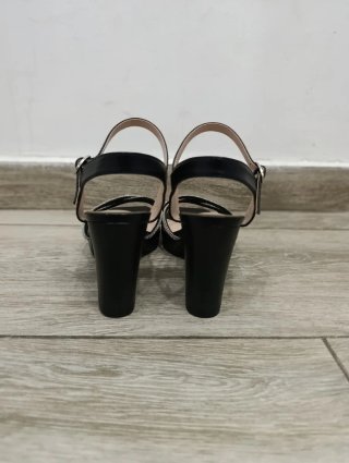Tacones negros fiesta T-38