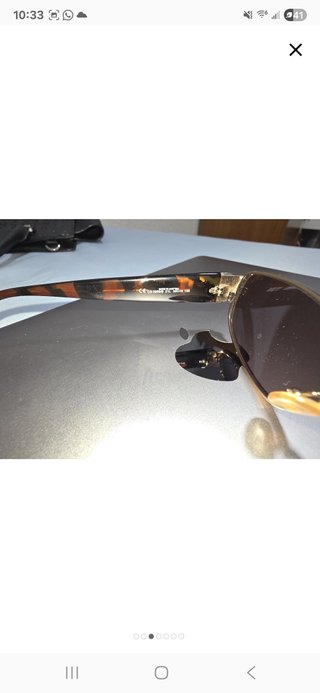 Gafas Christian Dior Doradas y Grises