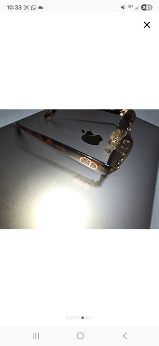 Gafas Christian Dior Doradas y Grises
