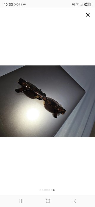 Gafas Christian Dior Doradas y Grises