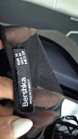 Body floreale nero taglia m