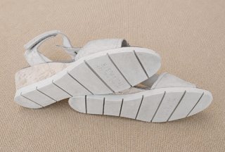 Sandalias Hispanitas Plata Cuña Baja Talla 39
