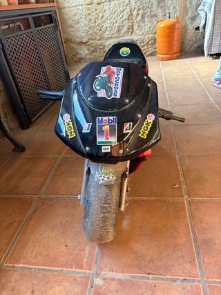 Minimoto Motocross Negra y Roja