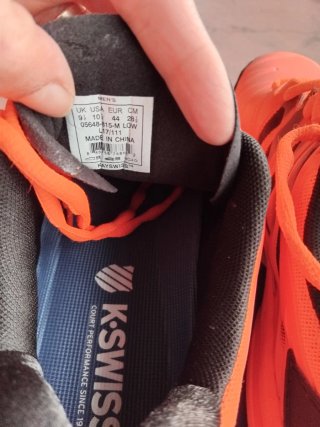 Zapatillas pádel K-Swiss Naranja/Negro