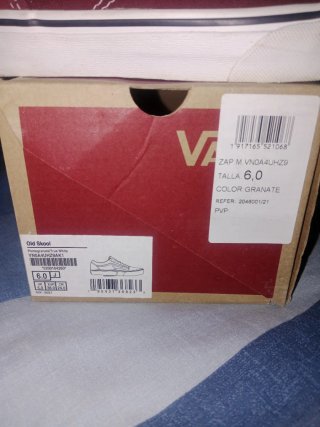 Vans Old Skool Granates Talla 38