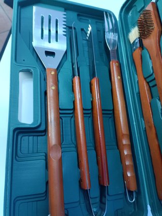 Set Barbecue 17pz Acciaio Inox