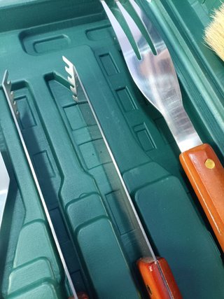 Set Barbecue 17pz Acciaio Inox