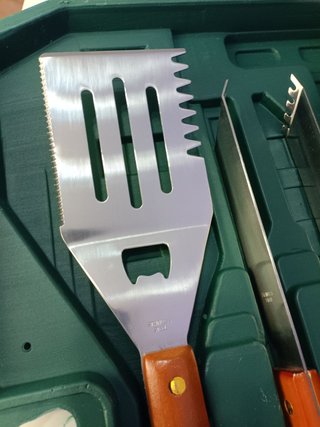Set Barbecue 17pz Acciaio Inox