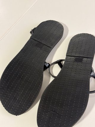 Sandalias Havaianas negras con brillos T41/42 (40)
