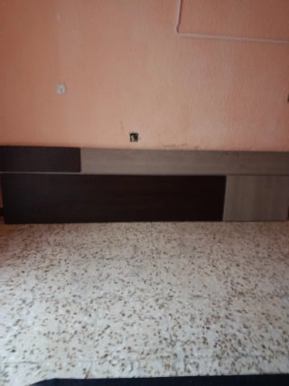 Cabezal de cama de madera