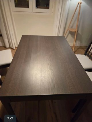Mesa comedor extensible IKEA EKEDALEN + 4 sillas