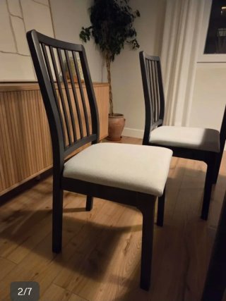 Mesa comedor extensible IKEA EKEDALEN + 4 sillas