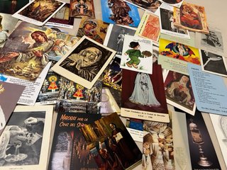 Lote 100 estampitas religiosas diferentes