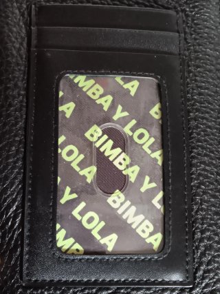BIMBA Y LOLA Bolso Negro,Movil, Tarjetero