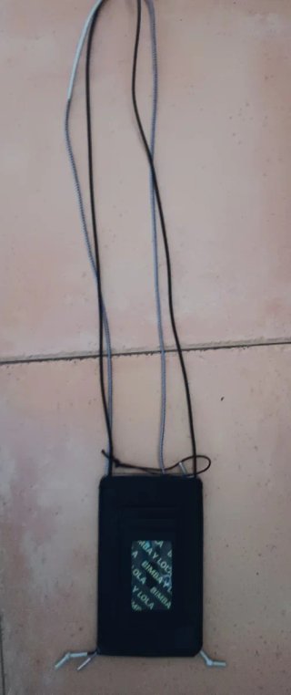 BIMBA Y LOLA Bolso Negro,Movil, Tarjetero