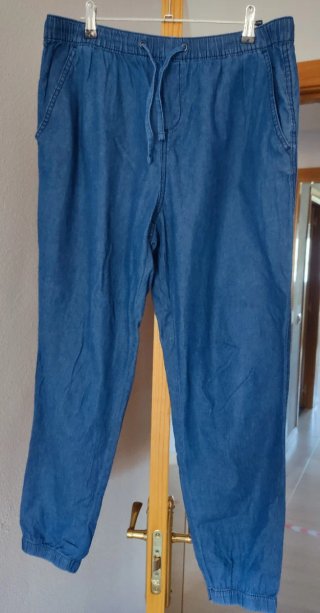 Pantalones de verano azules