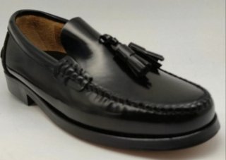 Mocasines Castellanos Piel Hombre Negro