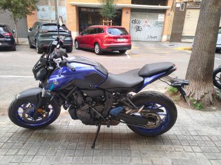 Yamaha MT-07 2022 Azul y Negra